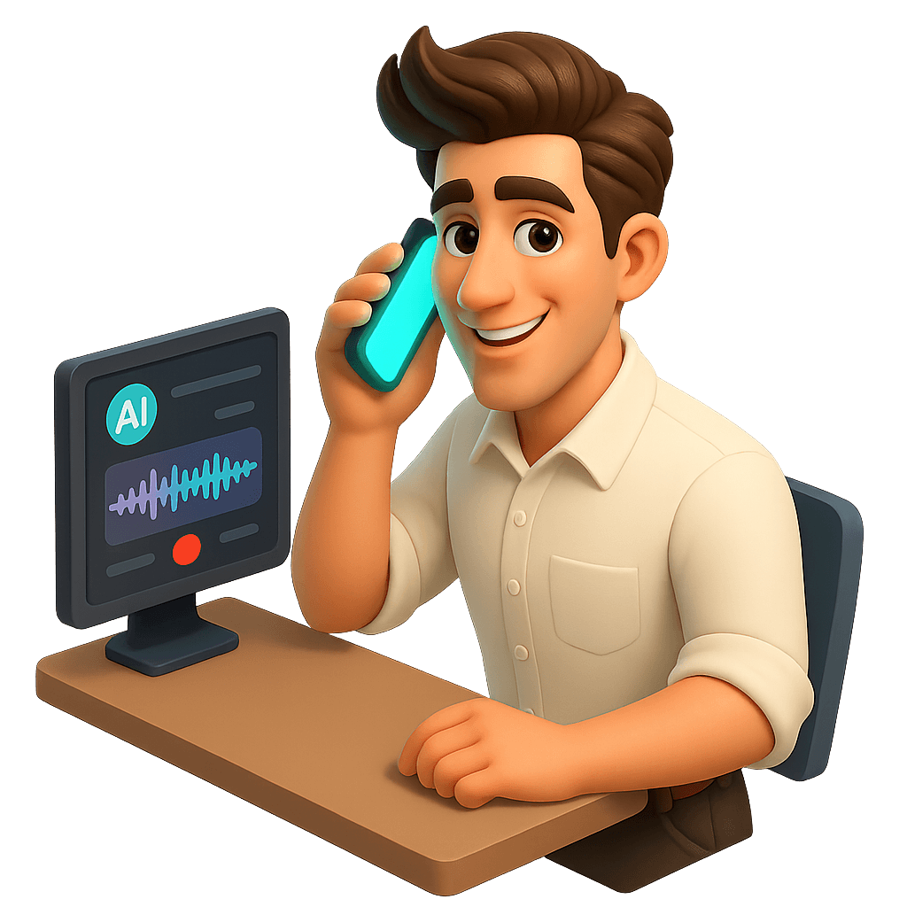 AI Phone Caller Interface